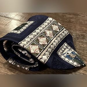 Tabasco Golf Neck Tie 100% Silk American Made Supports Charity American, Charity